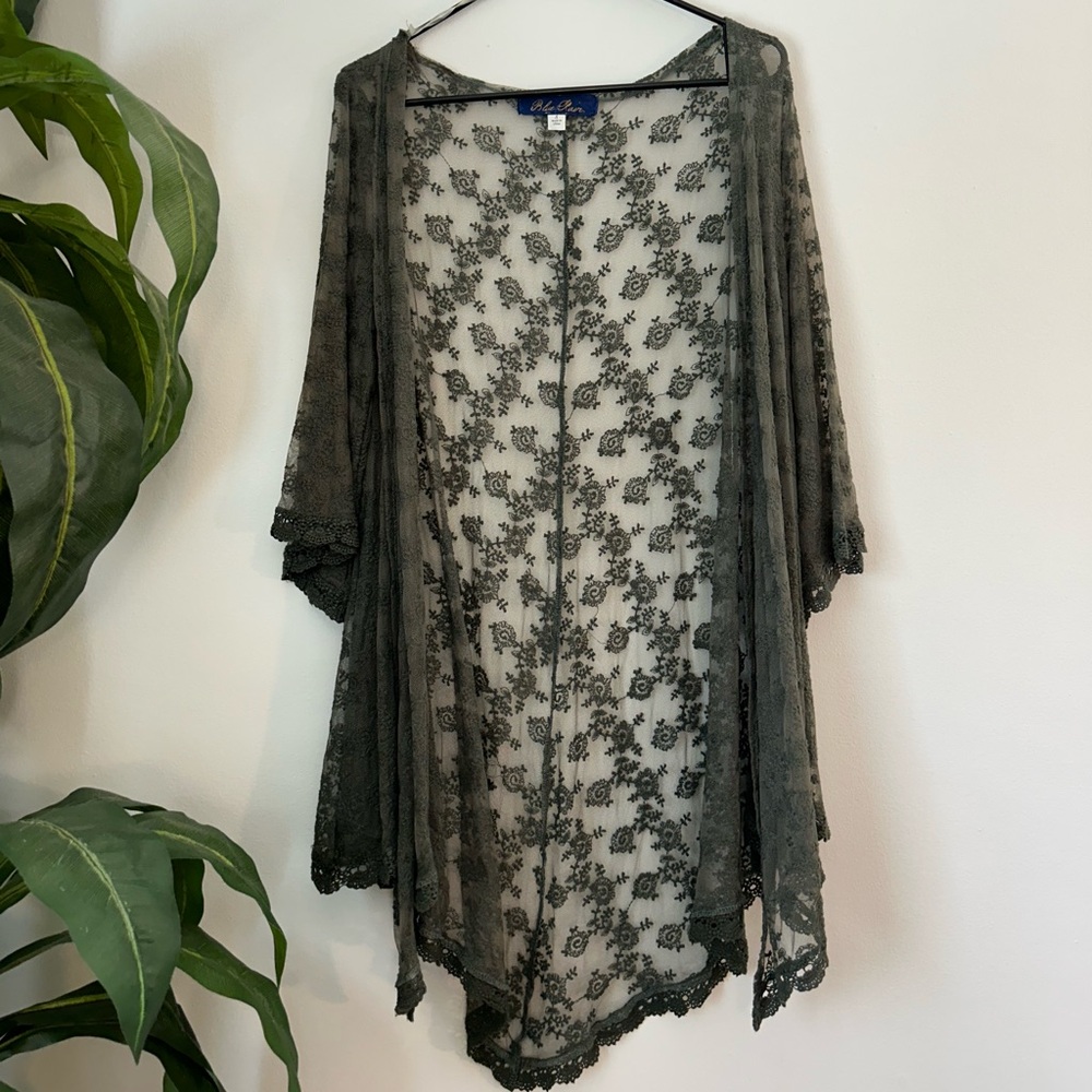 Green Lace Cover/Cardigan